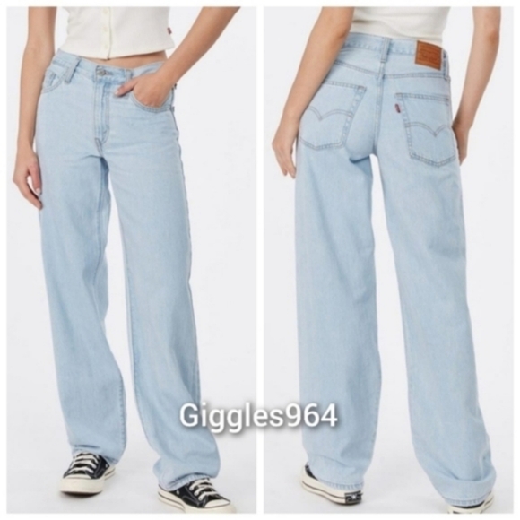 Levi's Baggy Dad Jeans in Light Sugar - Picture 5 of 11